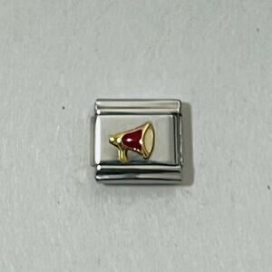 Megaphone Italian Charm Bracelet Link
